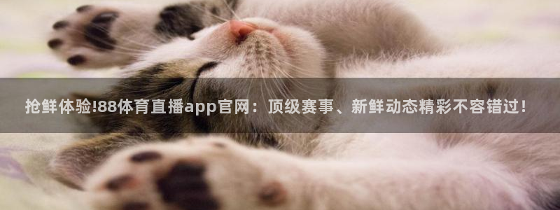 抢鲜体验!88体育直播app官网：顶级赛事、新鲜动态精彩不容错过！