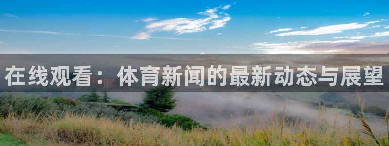 在线观看：体育新闻的最新动态与展望